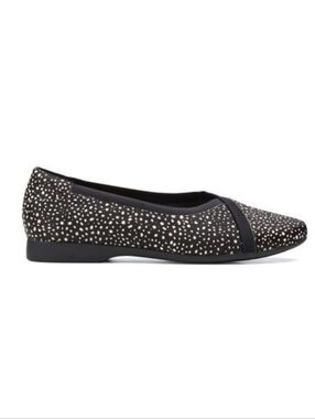 Clarks Un Darcey Pony Hair Ballet Flats